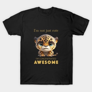 Panther Concentrated Awesome Cute Adorable Funny Quote T-Shirt